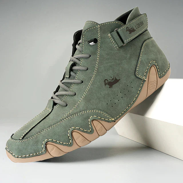 Tyler - ultra-bequeme, rutschfeste Barfußschuhe aus echtem Leder