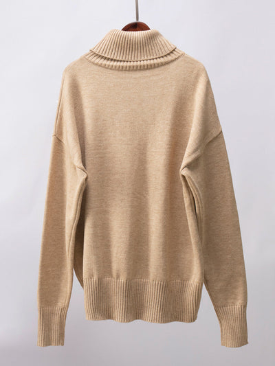 Langarm-Rollkragenpullover