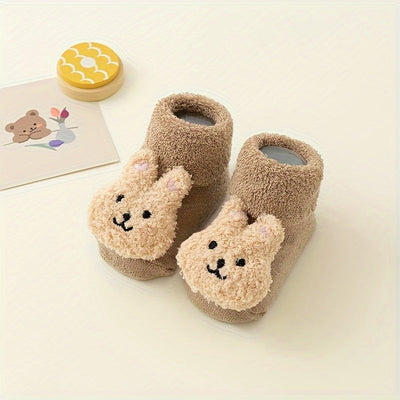 Antirutsch Babysocken – Mila | Mit süßem Bärenmotiv