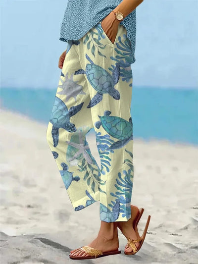 Locker - lässige Strandurlaubshose für Frauen