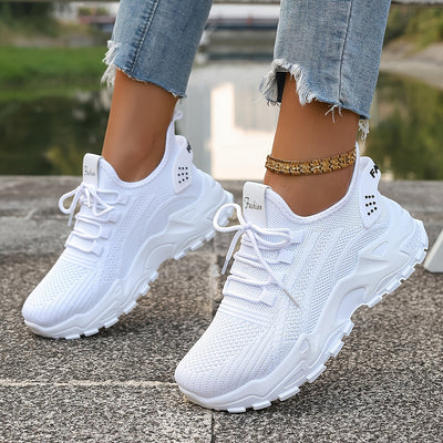 Bequeme Atmungsaktive Knit Sneakers für Damen