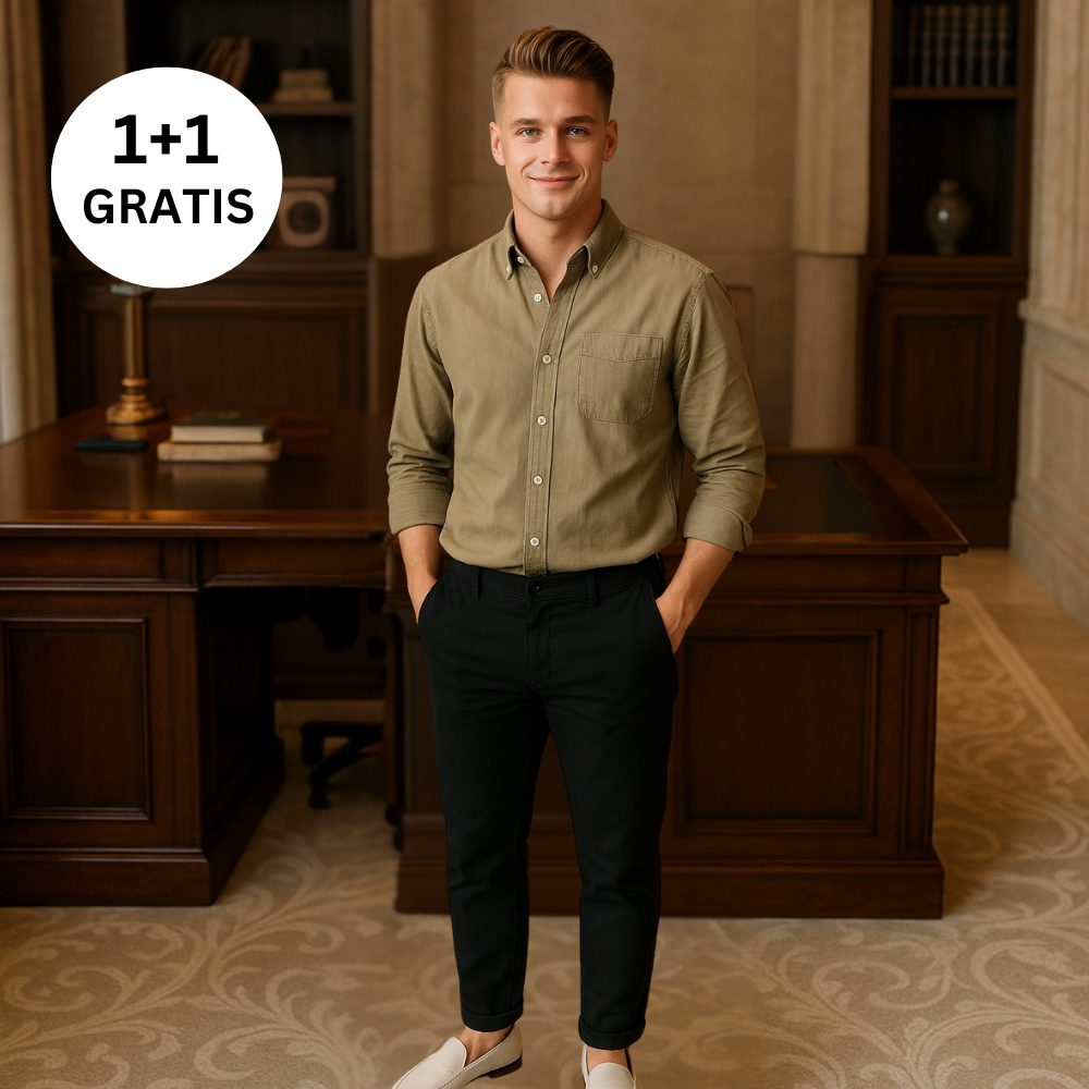 ALVAR – DAS LANGARML-HEMD FÜR MÄNNER MIT KLARHEIT UND STIL