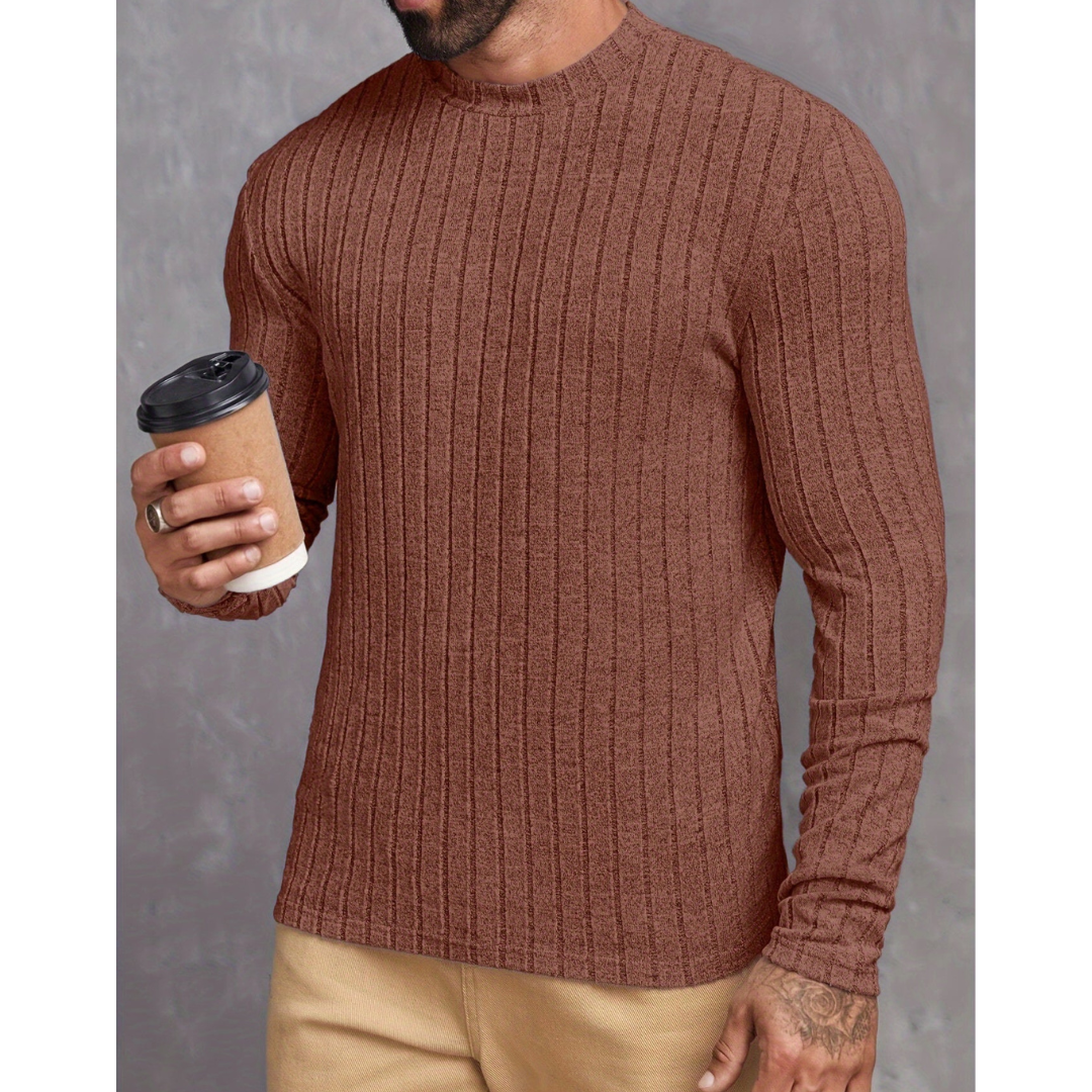 Balajit | Herren Strick Rundhalsausschnitt Pullover | Warme