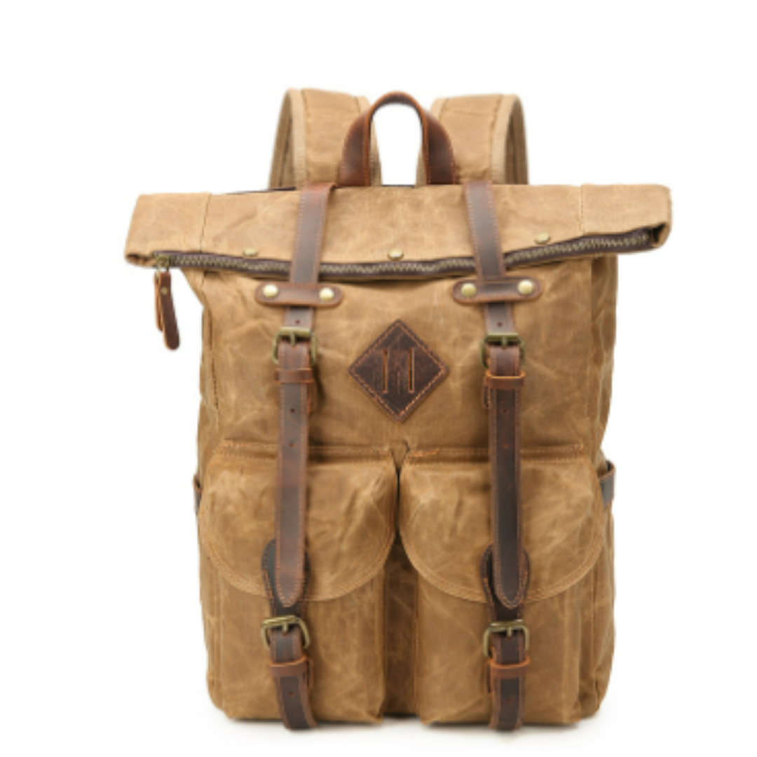 Eliarim | Damen Leinwand Vintage Rucksack | Draußen