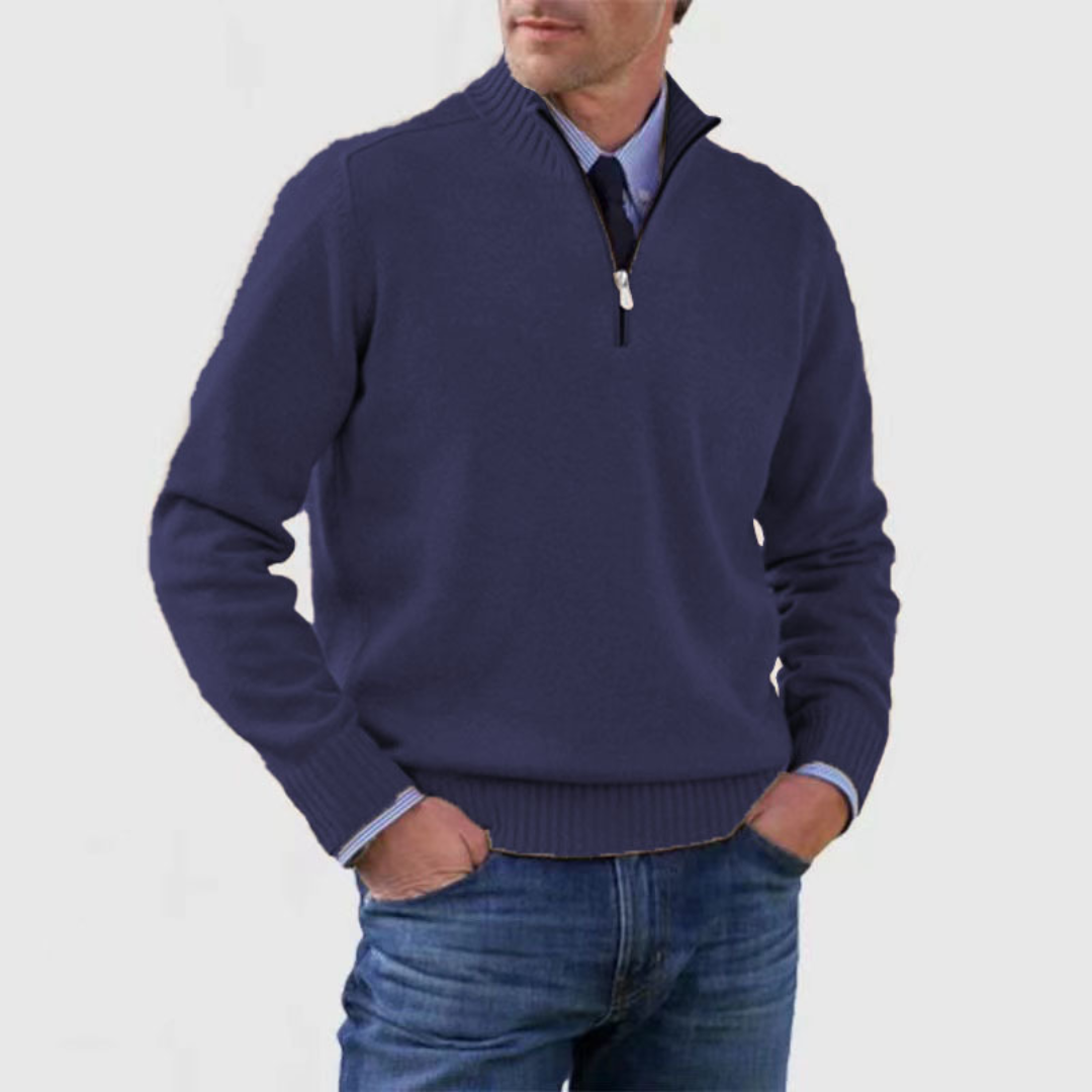 Carloset | Herren Warme Langarm Pullover | Winter