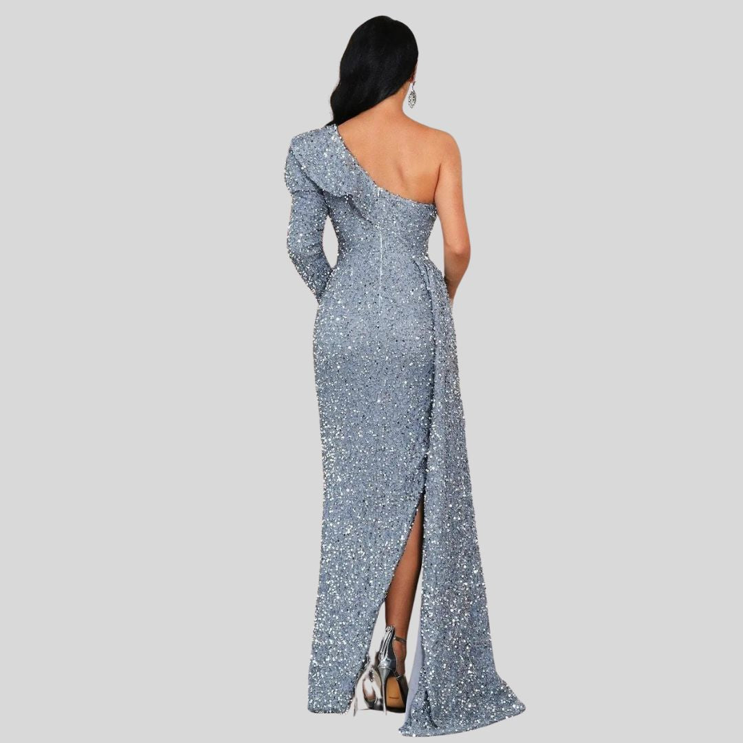 Evan - Glitzerndes Maxikleid für Frauen