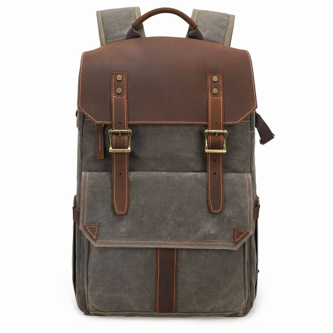 Zameroa | Herren Vintage Rucksack | Leinwand