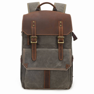 Zameroa | Herren Vintage Rucksack | Leinwand