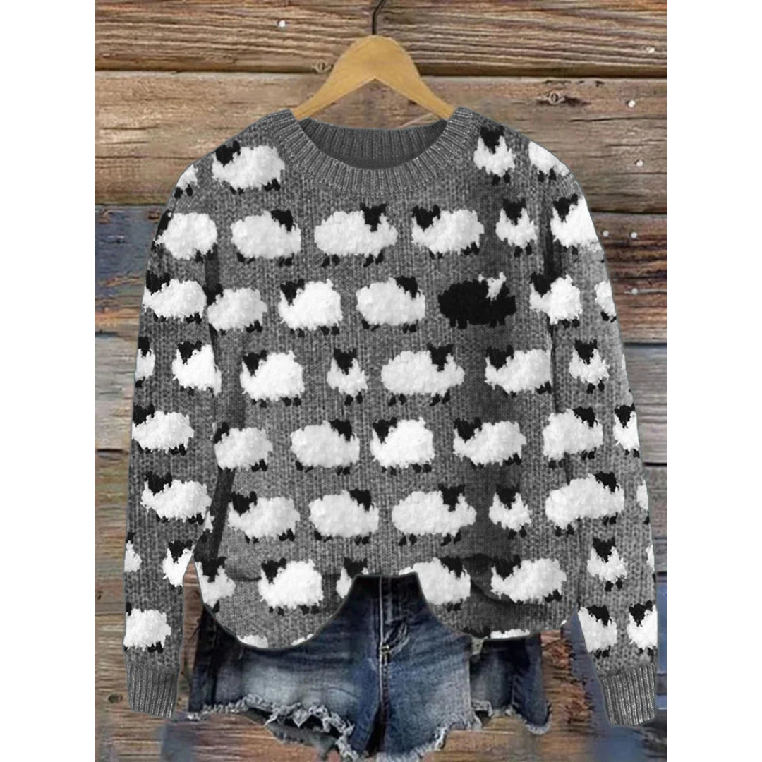 Tahliana | Damen Warme Strick Pullover | Winter