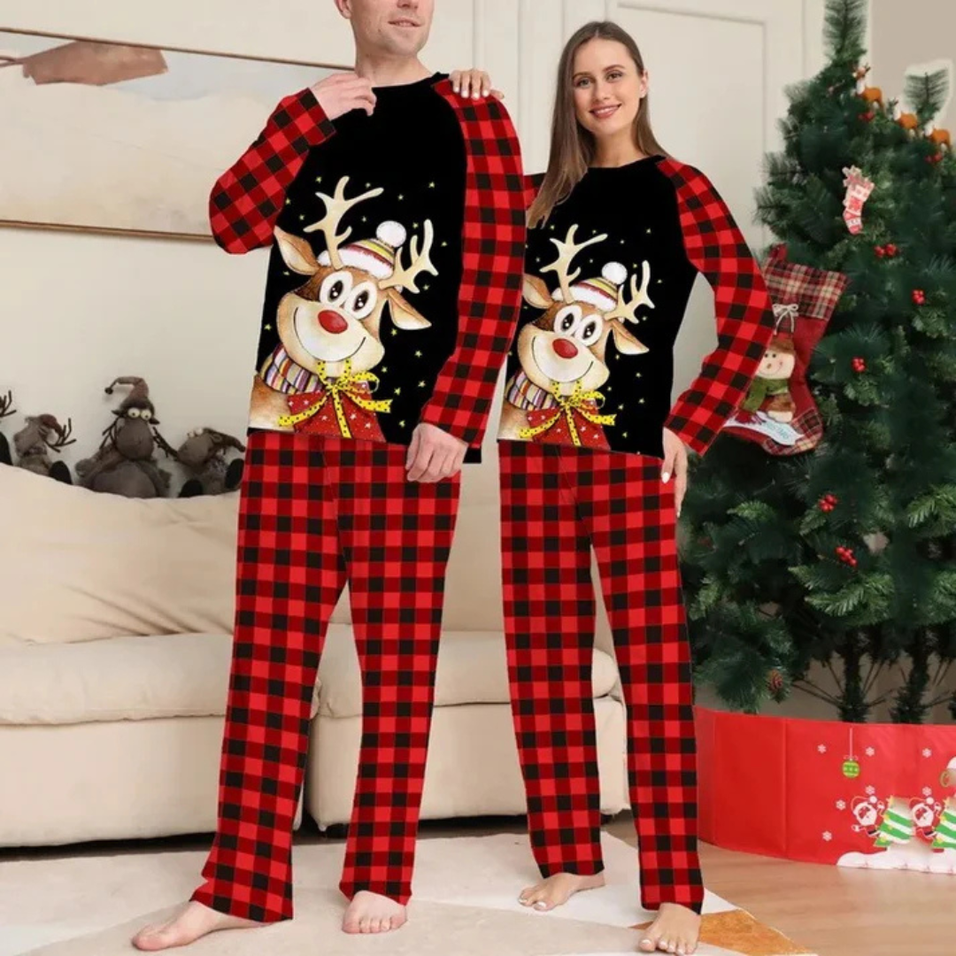 Faminzia | Familie Weihnachten Pyjama Satz | Winter