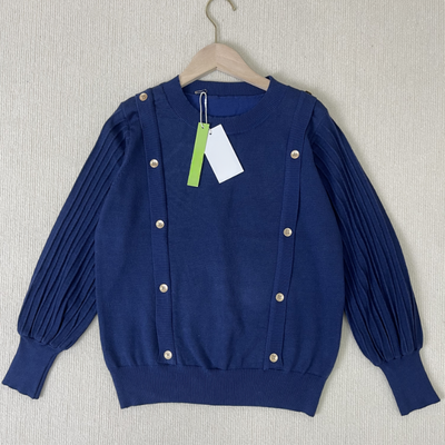 Cadenca - Schlichter Pullover mit Rundhalsausschnitt