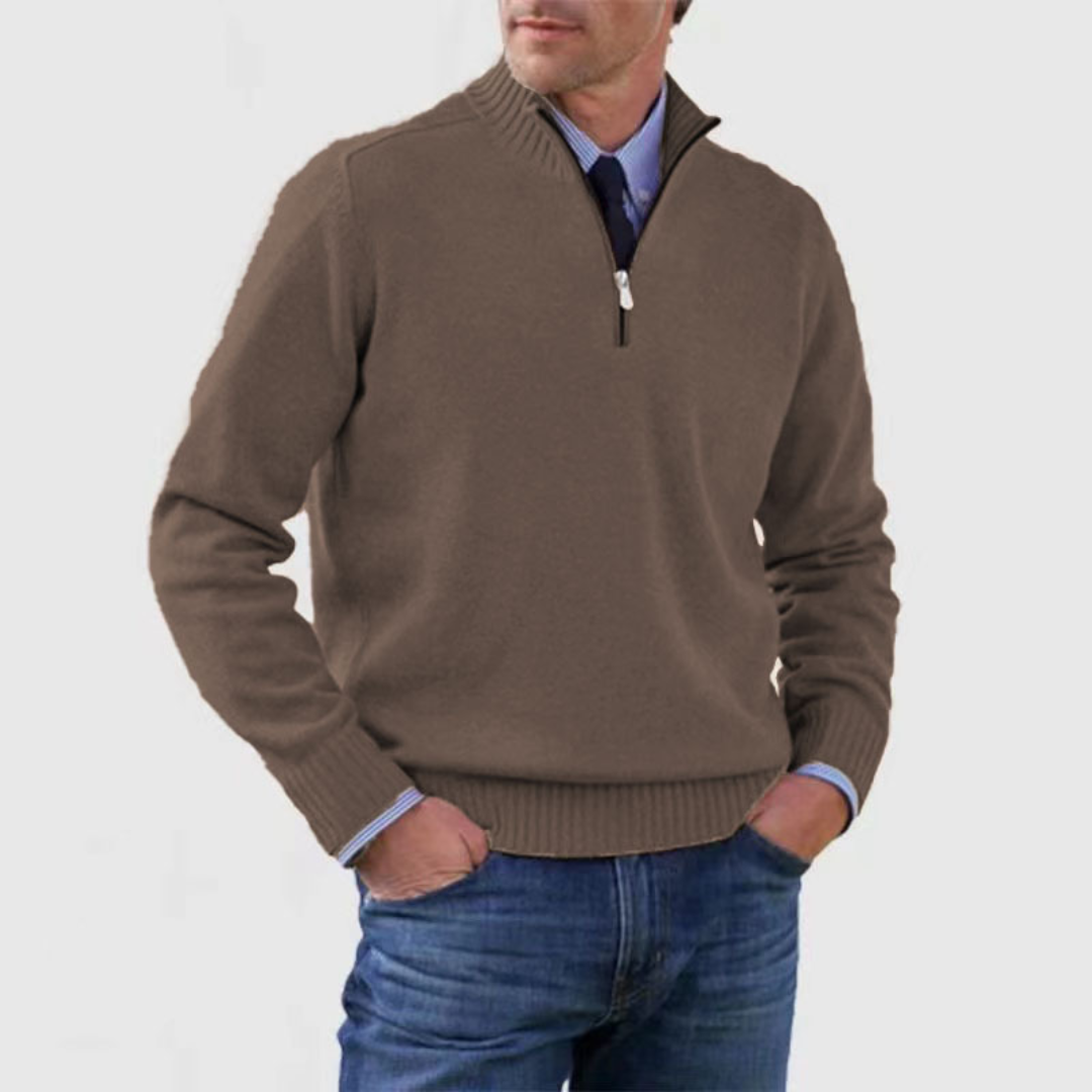 Carloset | Herren Warme Langarm Pullover | Winter
