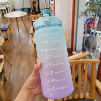 Bengali | Unisex Zwei Liter-Wasserflasche für Wanderungen | Tragbar