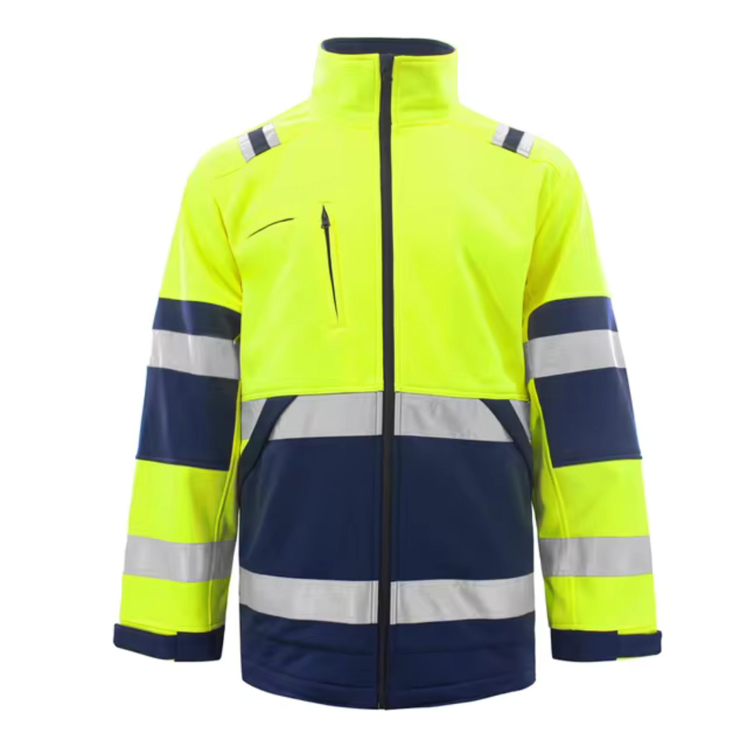 Shona | Herren Reflektierende Streifen Sicherheits Jacke | Arbeitskleidung