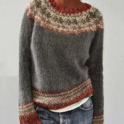 Fayenim | Damen Warme Strick Pullover | Winter