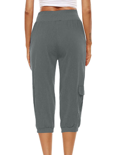 Ayla Damen Crop-Hose Im Leinenlook Mit Kordelzugbund – Bequem Und Vielseitig Für Jeden Anlass