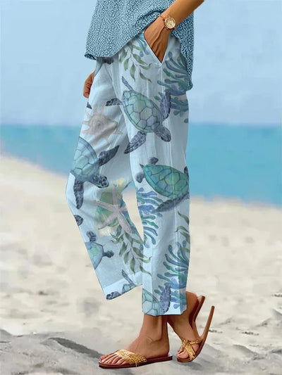 Locker - lässige Strandurlaubshose für Frauen