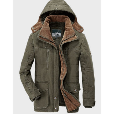 Dentalim | Herren Winter Kapuze Jacke | Warme