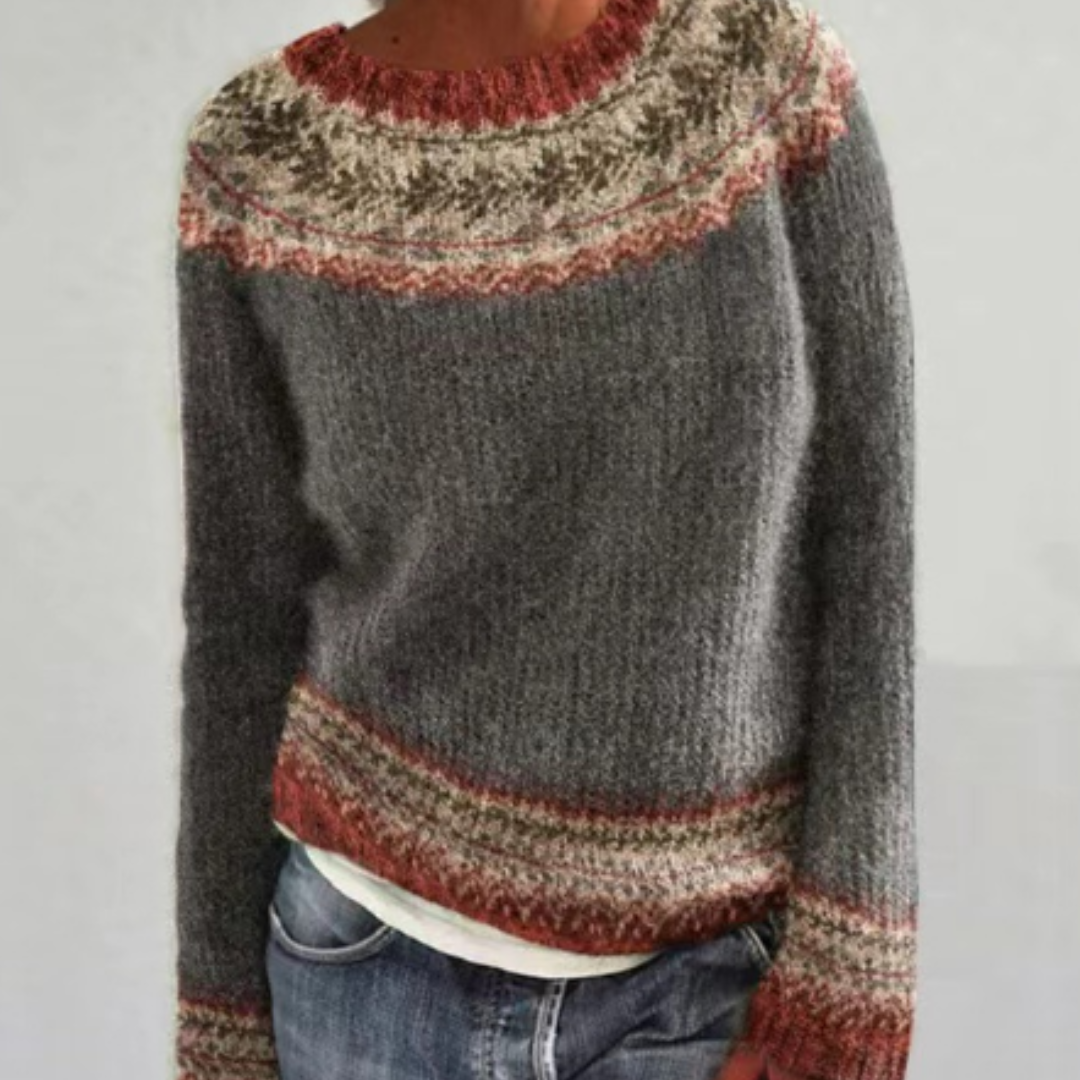 Fayenim | Damen Warme Strick Pullover | Winter