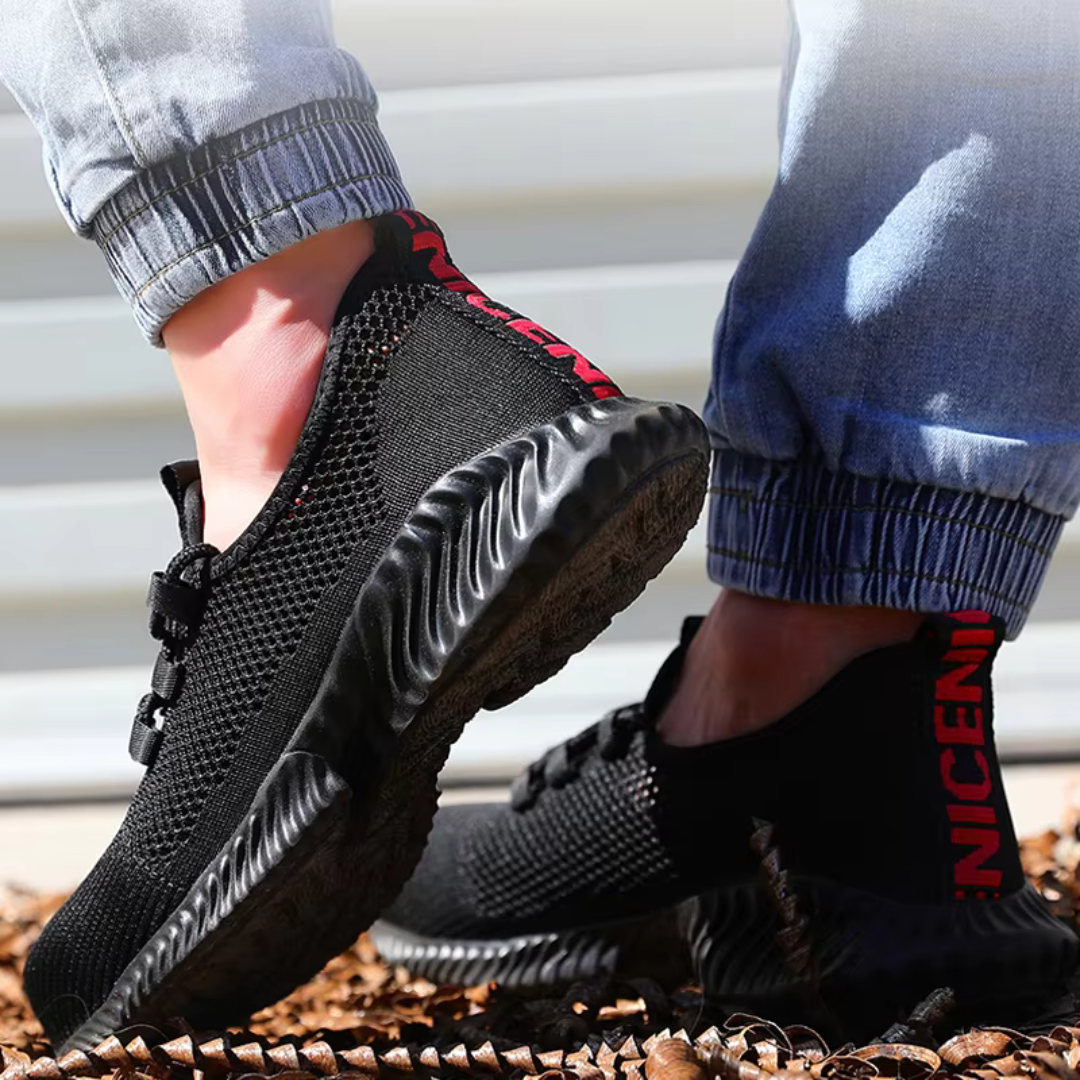 Vasiben | Herren Atmungsaktive Sicherheits Turnschuhe | Arbeits