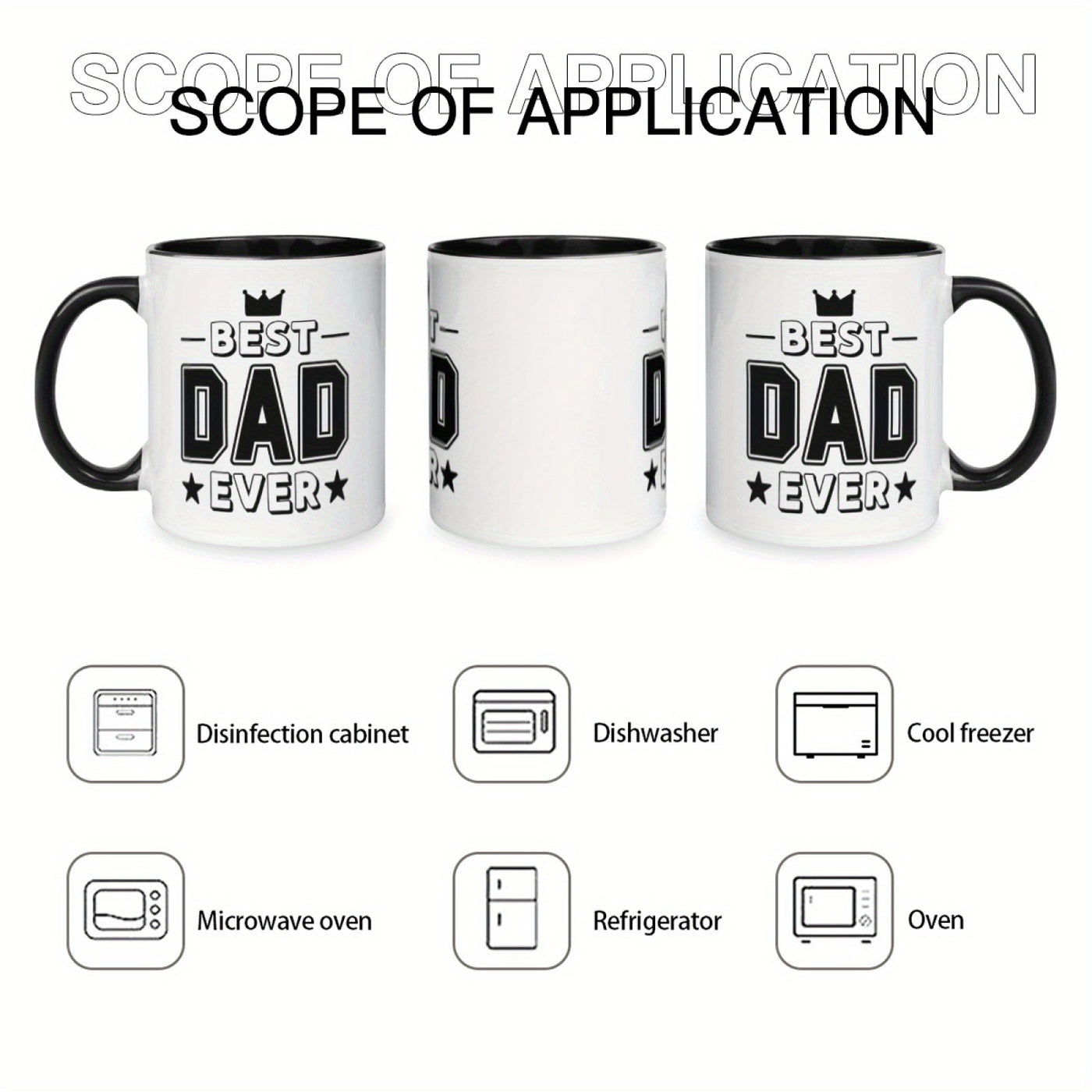 Bester Papa aller Zeiten Keramik Kaffeetasse