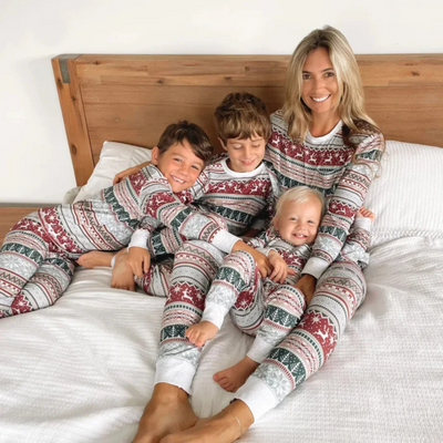 Festlicha | Familie Weihnachten Pyjama Satz | Bequeme