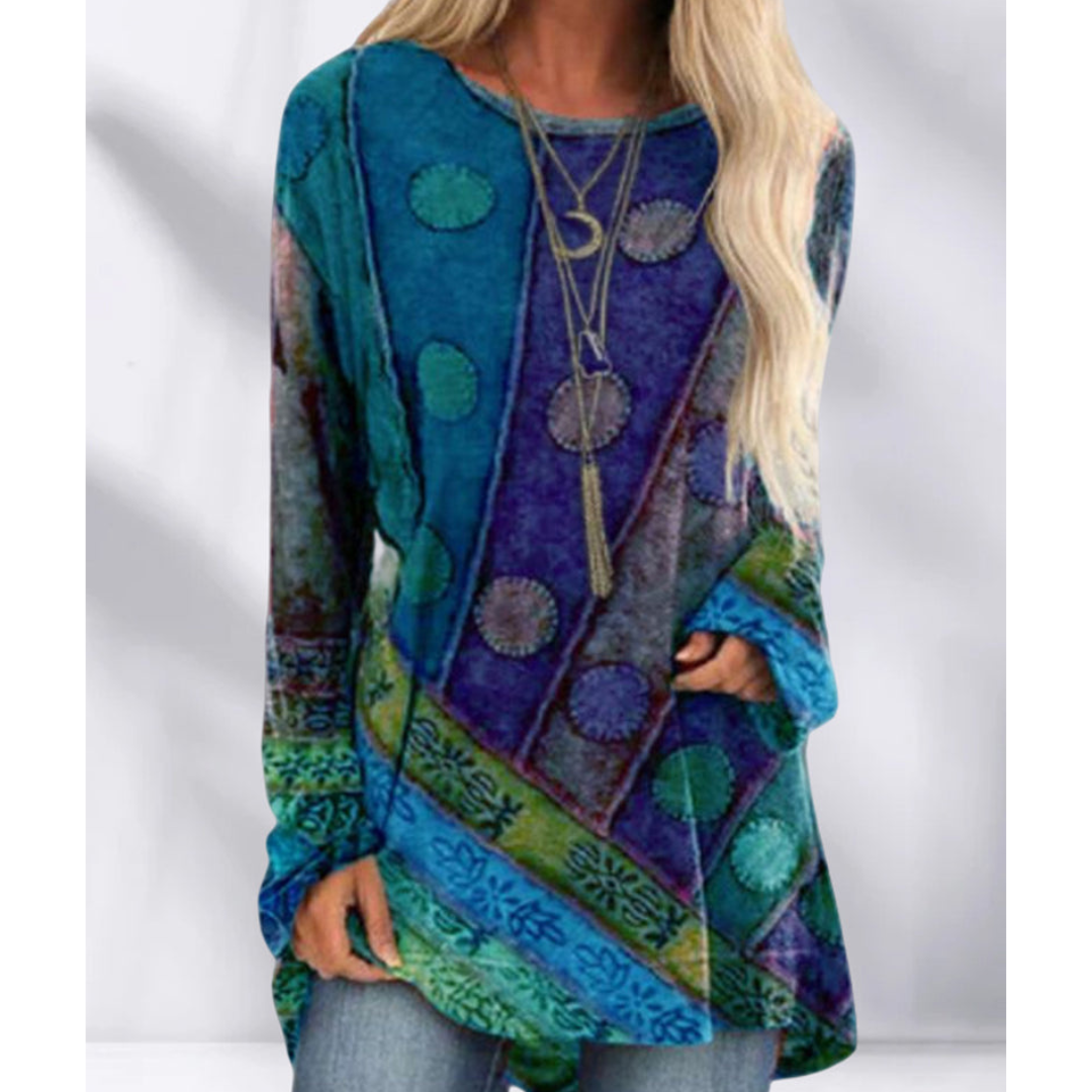 Slivem | Damen Lange Bluse | Bequeme