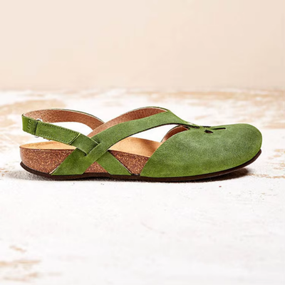 ARLÉA – DIE RETRO-SANDALE MIT CUT-OUTS & KNÖCHELRIEGEL FÜR SOMMERLICHE LEICHTIGKEIT