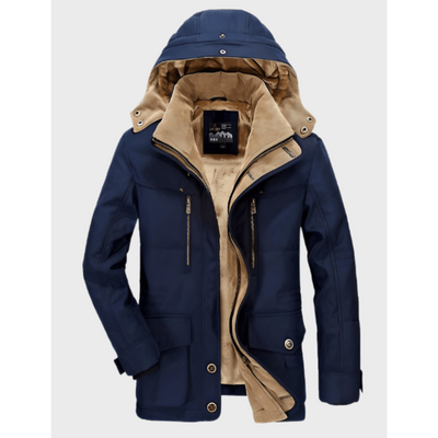 Dentalim | Herren Winter Kapuze Jacke | Warme