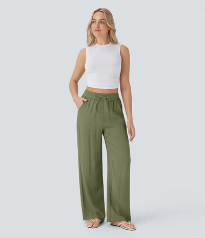 Zafeiria - Elegante Leinenhosen