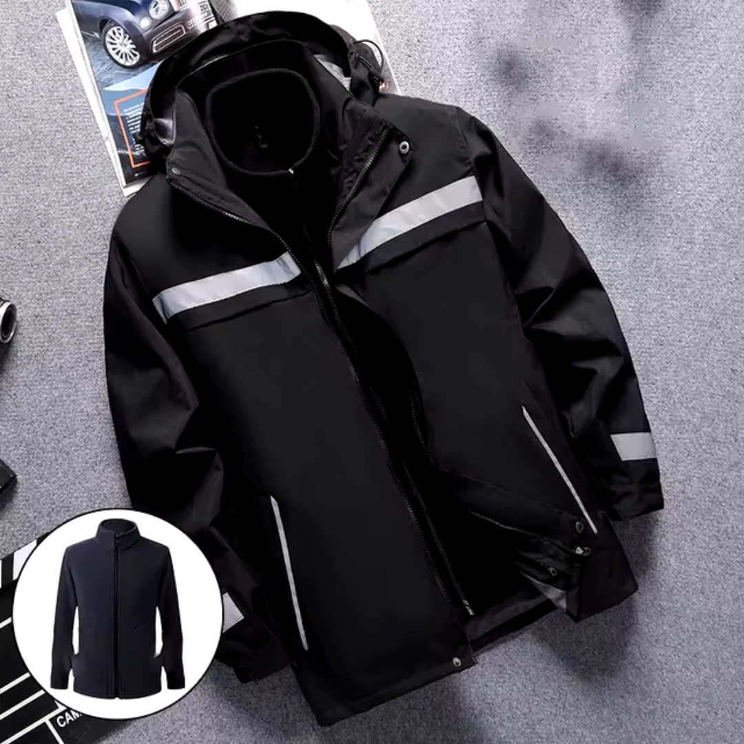 Rafilo | Herren Reflektierende Wasserdichte Jacke | Arbeitskleidung