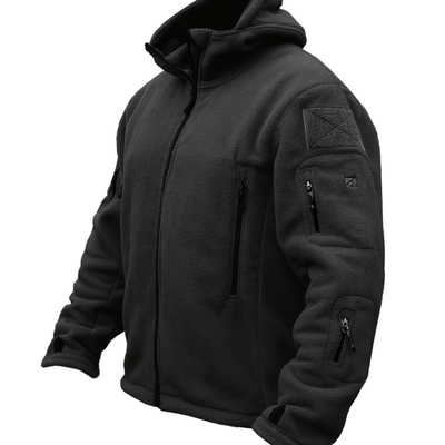 Zuntarim | Herren Kapuze Reißverschluss Warme Jacke | Winddicht
