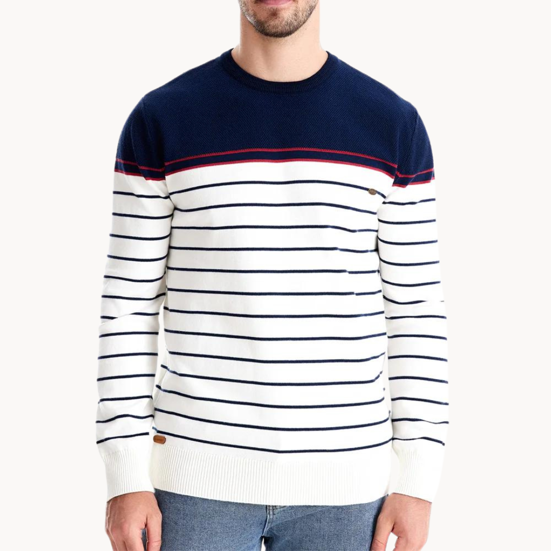BILL STREIFEN BAUMWOLLPULLOVER