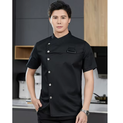 Valorine | Unisex Knopfleiste Küchen Uniform | Arbeitskleidung