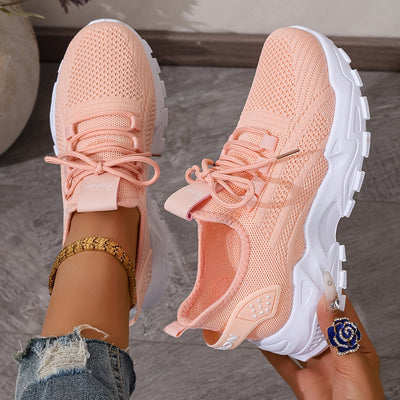Bequeme Atmungsaktive Knit Sneakers für Damen