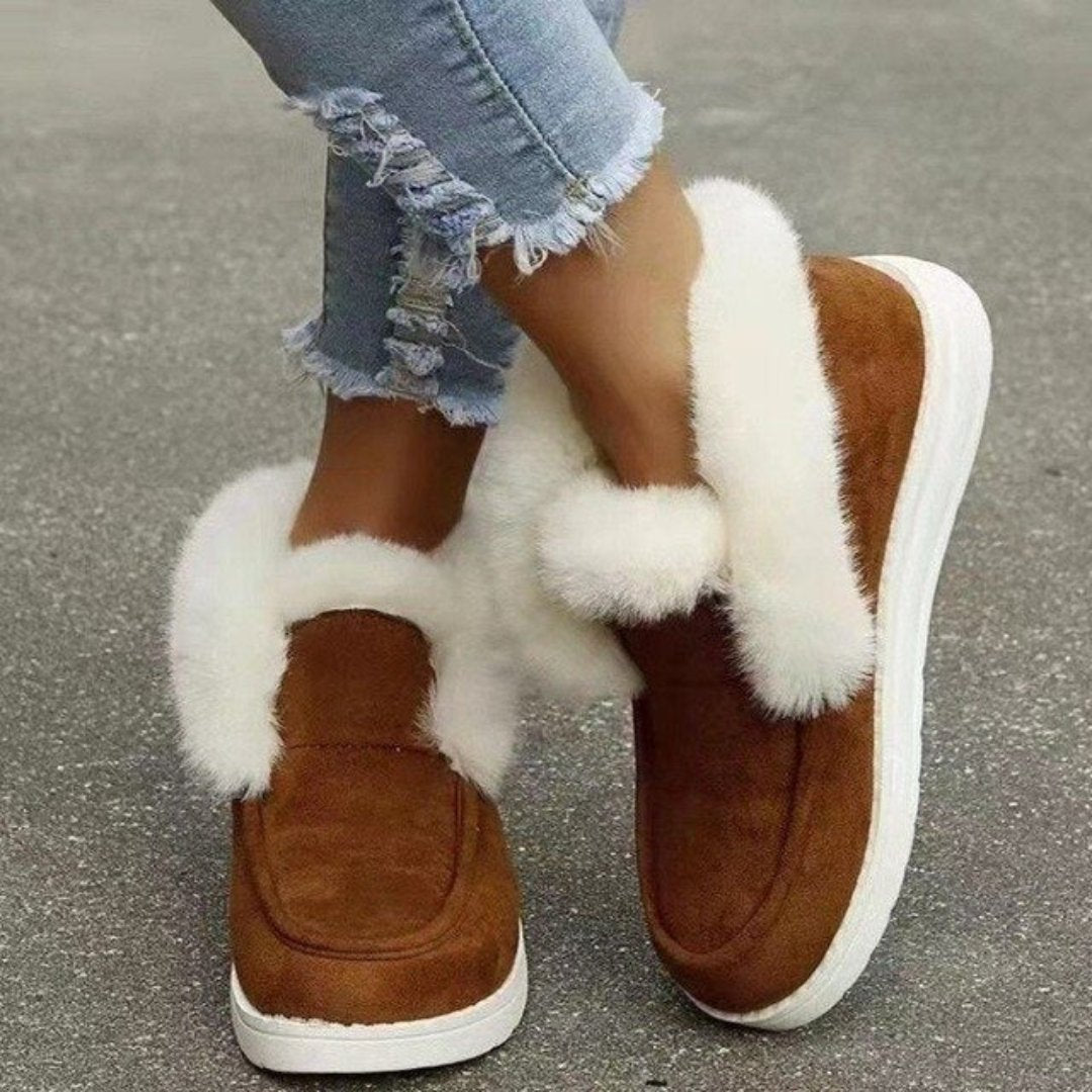 Miarem | Damen Bequeme Warme Stiefel | Winter