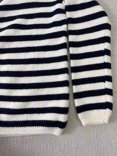 Tyriene - schicke gestreifte langärmelige Strickjacke