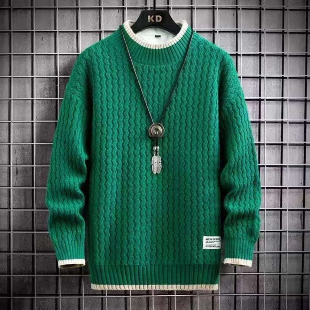 Berdlin | Herren Winter Langarm Pullover | Warme