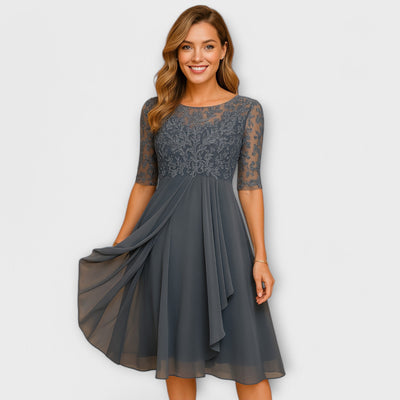 ANNELIE - STICKEREIEN-TRÄUME MIDIKLEID