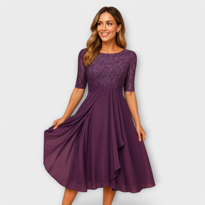 ANNELIE - STICKEREIEN-TRÄUME MIDIKLEID
