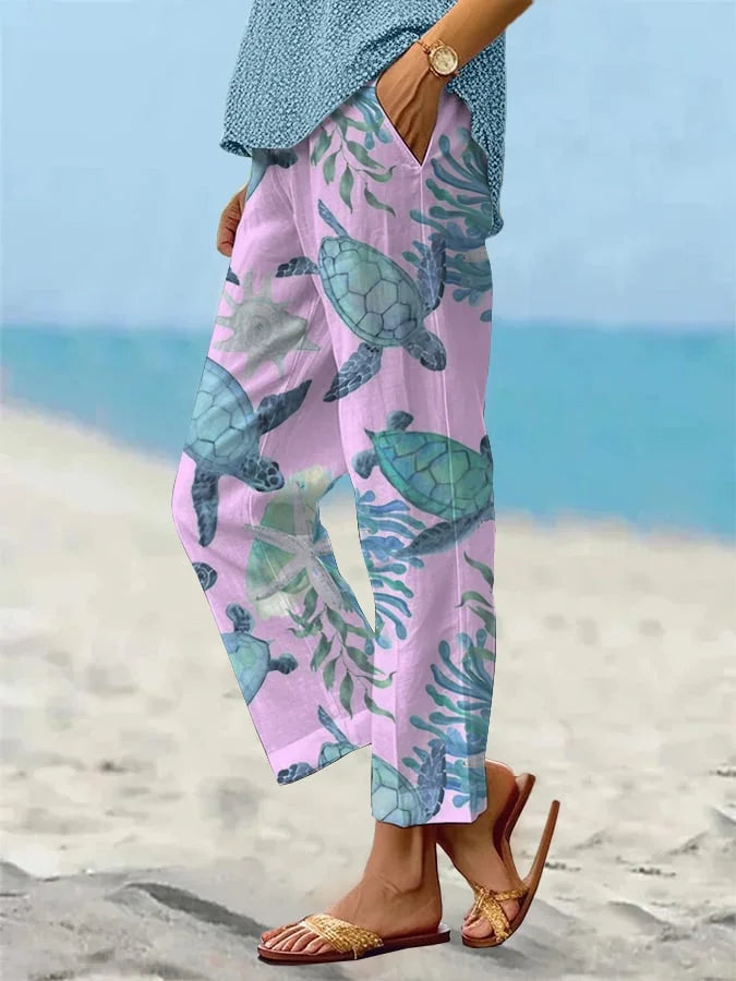 Locker - lässige Strandurlaubshose für Frauen