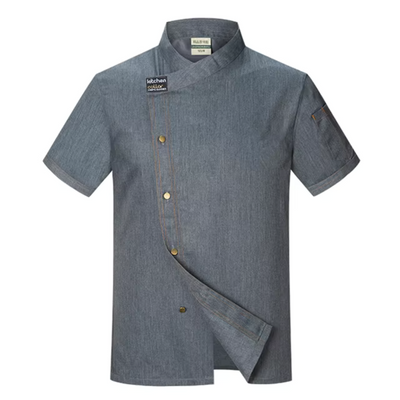 Dafor | Unisex Asymmetrische Küchen Uniform | Arbeitskleidung