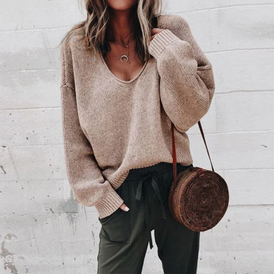 Emiliane | Damen Langarm Pullover | Übergröße