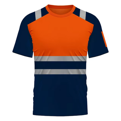 Katega | Herren hoher Sichtbarkeit Sicherheits T-Shirt | Arbeitskleidung