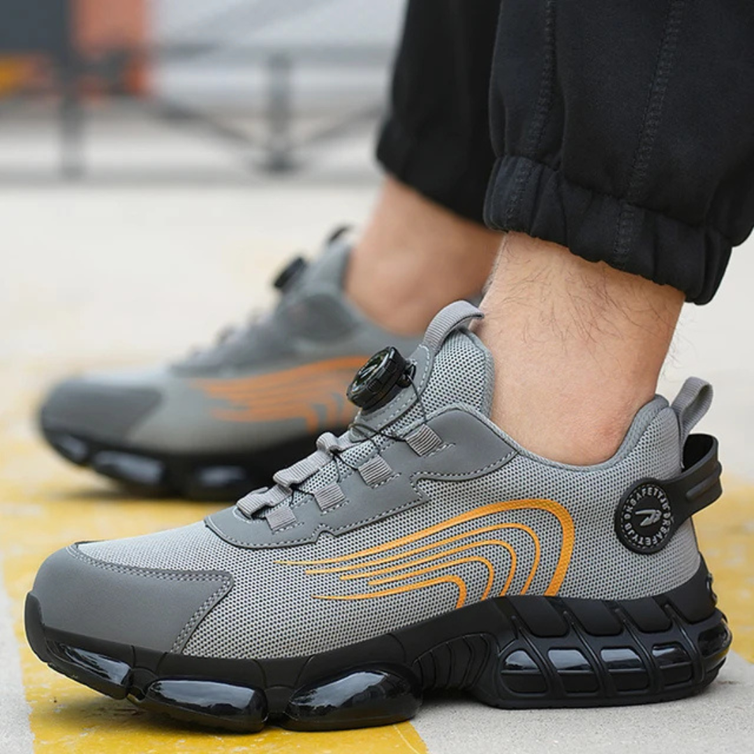 Tittam | Herren Anti Smash Sicherheits Turnschuhe | Arbeits