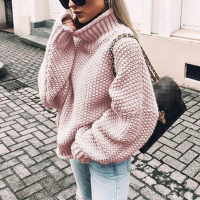 Elorie | Damen Strick Übergröße Pullover | Langarm