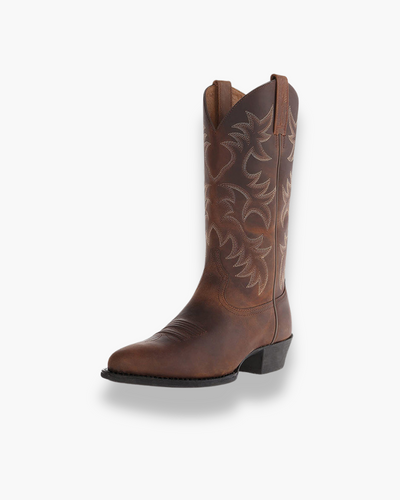 Damen Elegante Schwarze Stiefel | Western Cowboystiefel