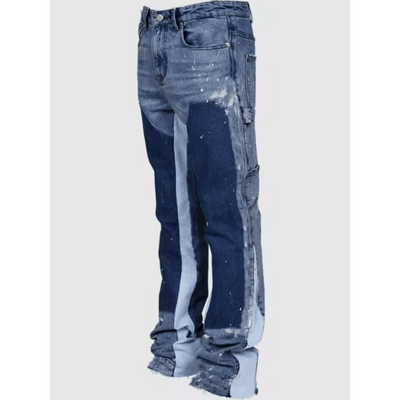 Tota | Herren Patchwork Ausgestellt Hose | Bequeme