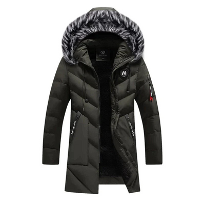 Samina | Damen Warme Winter Parka Jacke | Kapuze