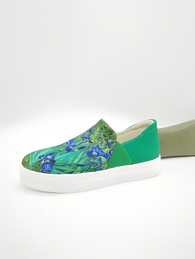 Leilani - van gogh Schwertlilien Druck leinwand Schuhe
